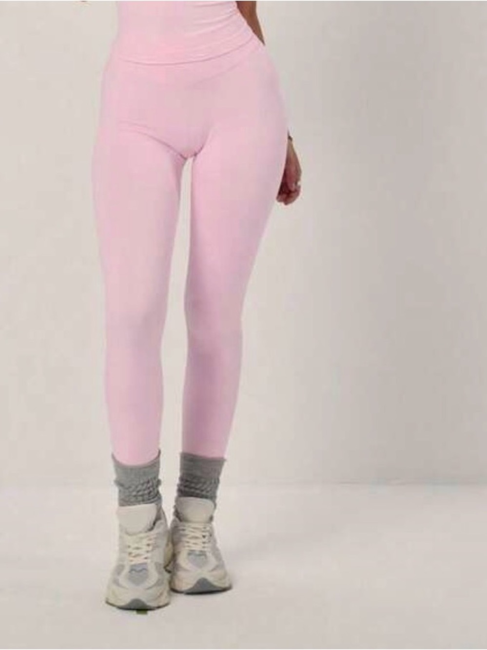Light Pink High-Rise Butt Lift Leggings